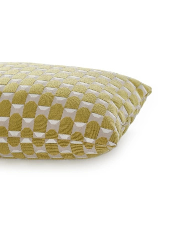Cushion Outdoor Liberty Obi Check 48x32 cm Pillow Yellow