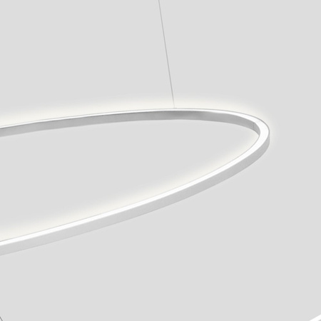 Lampa Wisząca Nemo Ellisse Mega Uplight 3000 K Biały