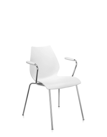 Maui Chair Chrome White