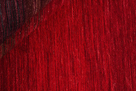 Rezas Panorama Kelim Black Red Carpet