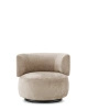 K-Waiting Chenille Armchair Beige