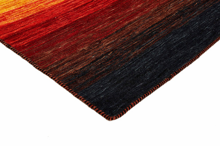 Rezas Panorama Kelim Black Terra Carpet