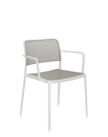 Audrey Chair White Gray