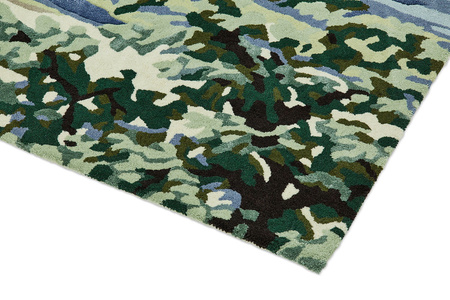 Sanderson ANCIENT CANOPY FOREST GREEN carpet 146708