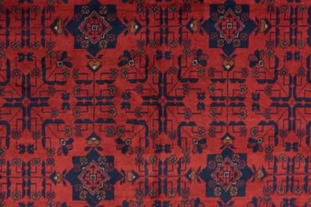 Afghan Mohammadi Khan Wool Carpet 732724 250x350