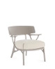A.I. Lounge Bouclé Chair Gray Beige