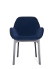 Clap Aquaclean Armchair Gray Navy Blue