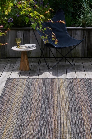 Toulemonde Bochart Natté Brun Or carpet
