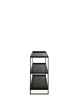 Trays 140 cm x 40 cm Bookcase Black