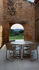 Gandiablasco Flat Dining Chair With Armrests