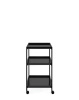 Trays 80 cm x 40 cm Trolley Black
