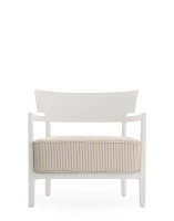 Cara Mat Outdoor Armchair White Beige