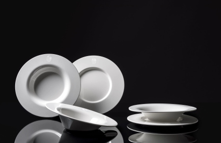 I.D. Ish By D'O Set of Soup Plates (4 pieces) White