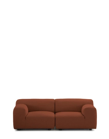 Plastics Duo Two-Seater Orsetto Sofa Rusty