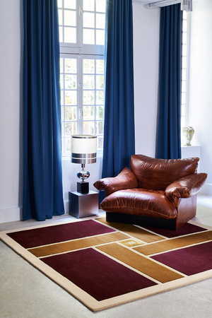 Toulemonde Bochart Vintage Bordeaux Carpet