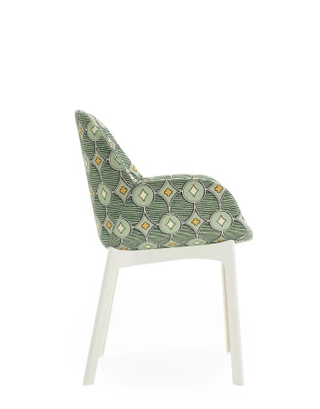 Clap Rubelli Armchair White Green