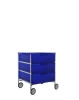 Mobil 3 Drawers With Wheels Dresser Blue