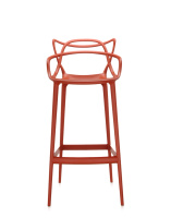 Masters Stool 75 cm Stołek Barowy Pomarańczowy