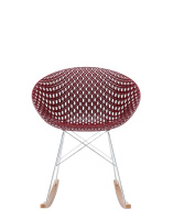Smatrik Dondolo Chair Plum Chrome Plated