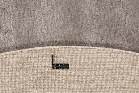 Rezas Northern Light Wool Smoke Round Carpet