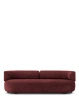 K-Waiting Chenille Sofa Maroon