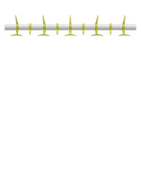 Hanger 90 cm Hanger Yellow