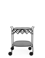 Gastone Book Cart Black Matte