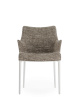 Eleganza Nia Chair White Light Brown