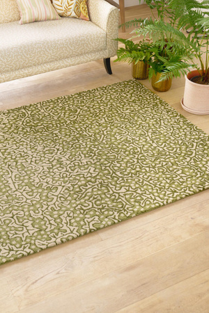 Sanderson Truffle Olive rug 446007
