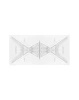 Spoon Table 140x74 cm White Table