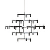 Nemo Crown Major Black Plated Pendant Lamp