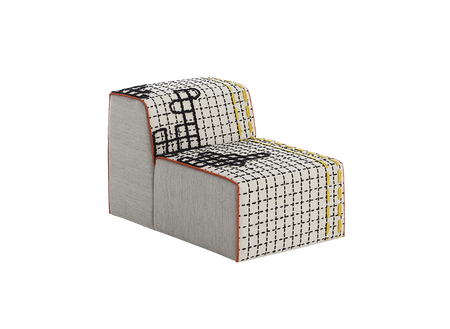 Modular Couch Gan Bandas D White