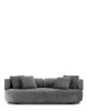 K-Waiting Chenille Sofa Szary