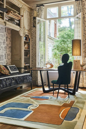 Toulemonde Bochart Bleu Des Yeux Multi Carpet