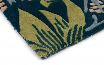 Morris&Co Strawberry Thief Indigo Carpet 27708