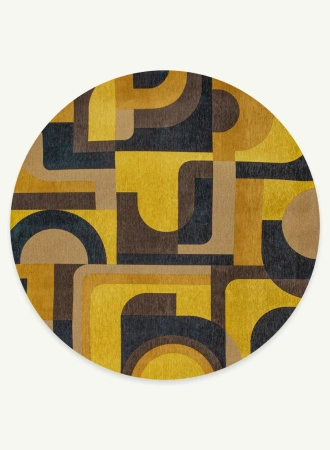 Louis de Poortere Module Yellow Meyer carpet 9210