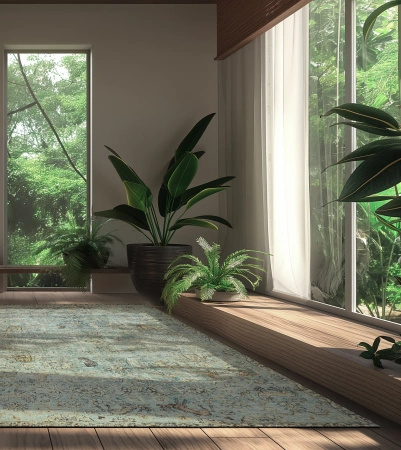 Carpet Decor Boho Mint