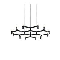 Lampa Wisząca Nemo Crown Plana Minor Czarny Platerowany