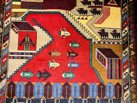Dywan Wełniany Belutch Pakistan Nomad 113x196