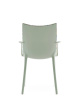 H.H.H. Upholstered Fabric Chair Green Lichen