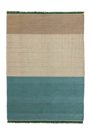 Nanimarquina Tres Stripes Green Carpet