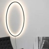 Lampa Ścienna Nemo Ellisse Czarny