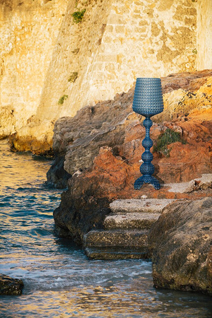 Kabuki Hanging Lamp Blue