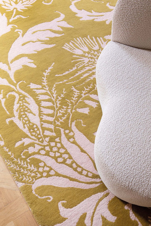 Ted Baker Baroque Yellow rug 162906