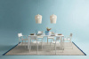 K-Lim Gray Rug with Green Fringes Ø250