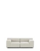 Plastics Outdoor Two-Seater Sofa White