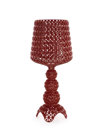 Mini Kabuki Lampa Stołowa Bordowy