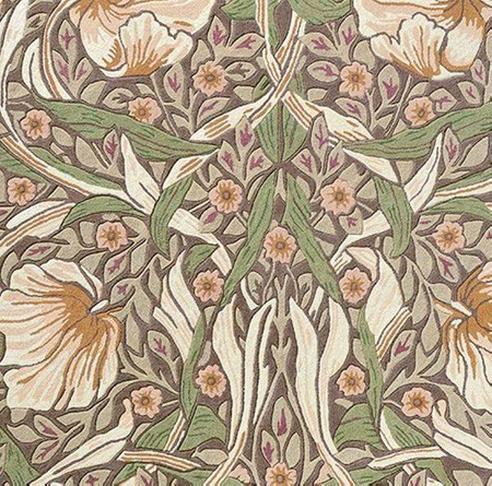 Morris&Co Pimpernel Aubergine rug 28805