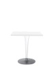 Top Square Outdoor Table White
