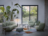 Undique Table Black Terrazzo Light Grey